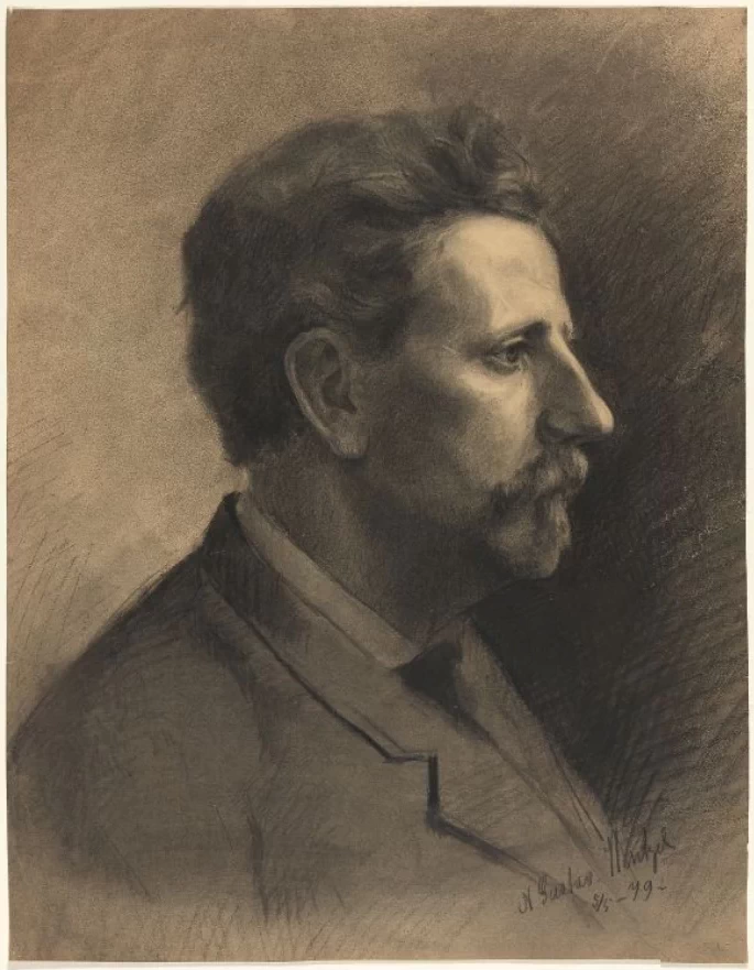 Uomo di profilo - The National Museum, Oslo